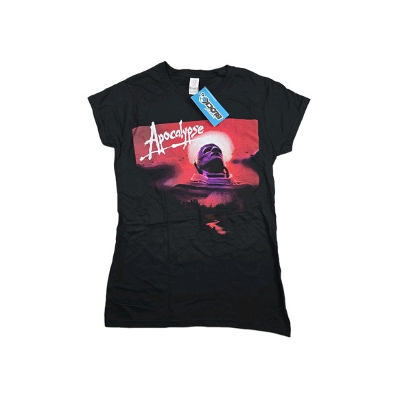DC Comics Apocalypse Women's Size Small Black T Shirt Nerd Block New - Picture 1 of 5
